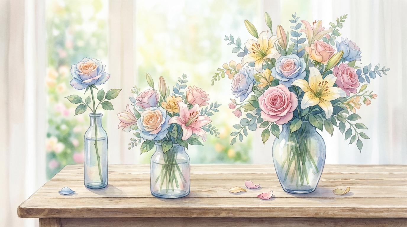 花束 本数 意味 一覧!1本から108本まで本数別の込められた想いをご紹介!