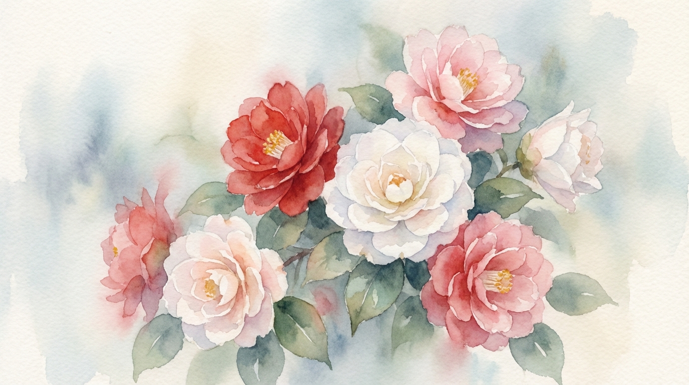 椿の花言葉は色で意味が違う？控えめな美しさと色別の意味を完全ガイド！