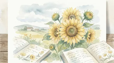 ひまわりの花言葉は英語で何？日本と違う意味や使い方をご紹介！