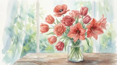 赤い花 花言葉 ポジティブ！愛と希望を贈る赤い花7選