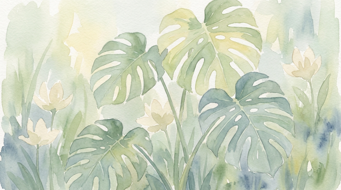 モンステラの花言葉の意味は?観葉植物に込められた素敵なメッセージをご紹介!