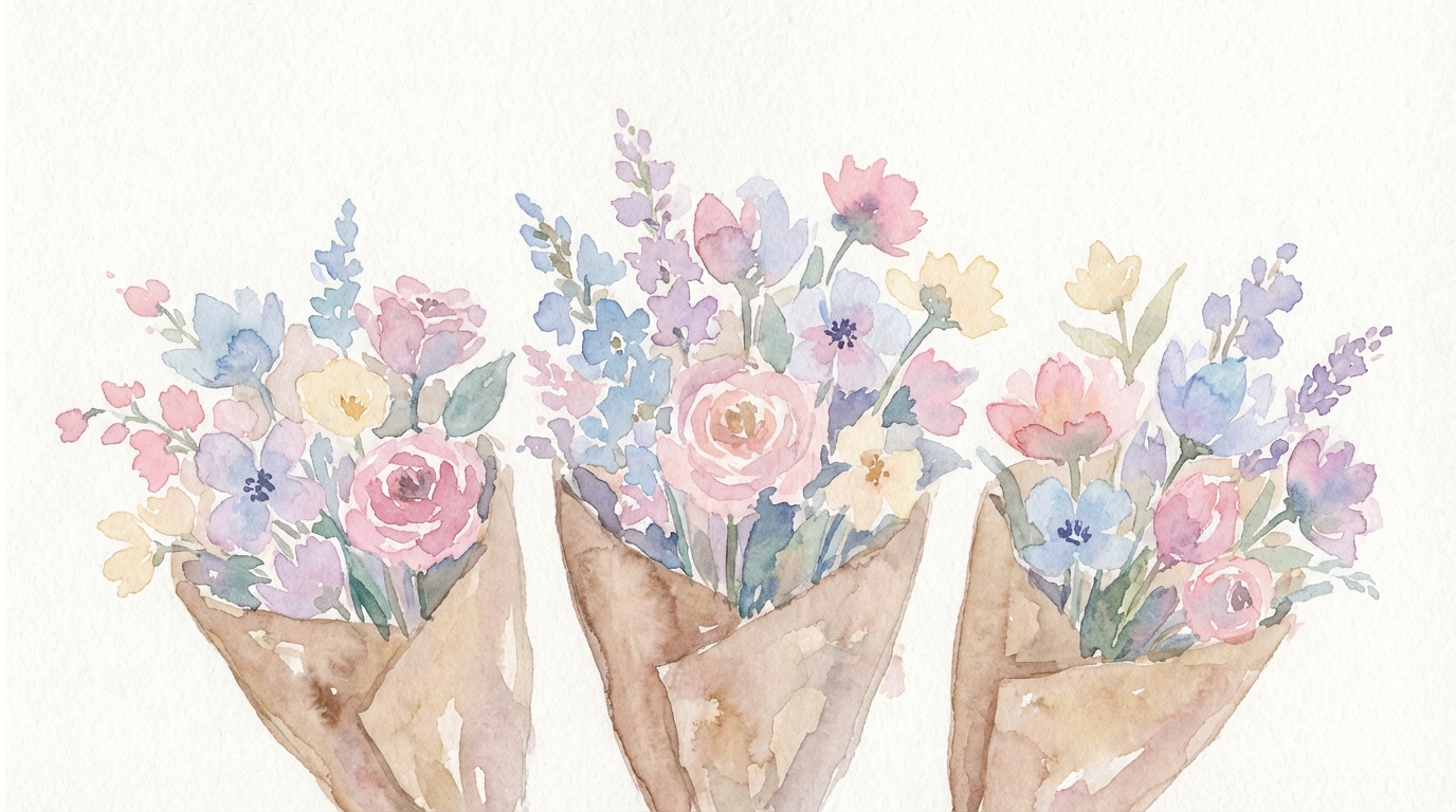 花束3本の意味は「愛しています」？本数別の意味とおすすめシーンを紹介！