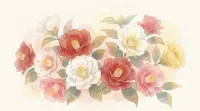 椿の花言葉を英語で伝えると？色別の意味と海外の解釈をご紹介！