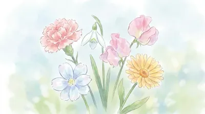 1月1日の誕生花は？希望と幸福を象徴する5つの花と花言葉をご紹介！