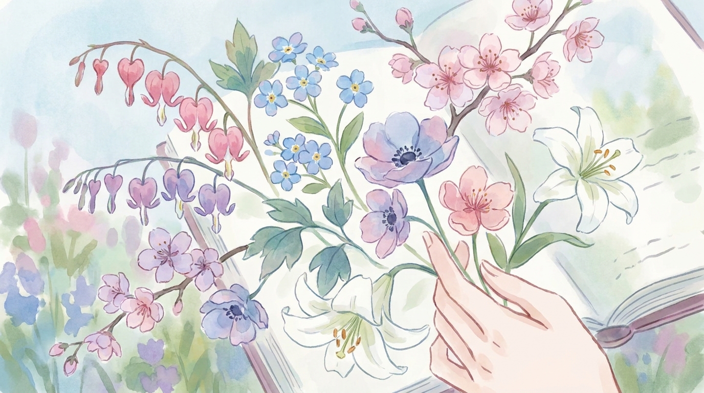 片思い 花言葉!切ない恋心を伝える20種の花を完全ガイド