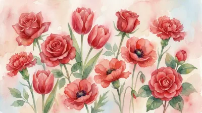 赤い花 花言葉 一覧！愛情や情熱を伝える素敵な意味を完全ガイド