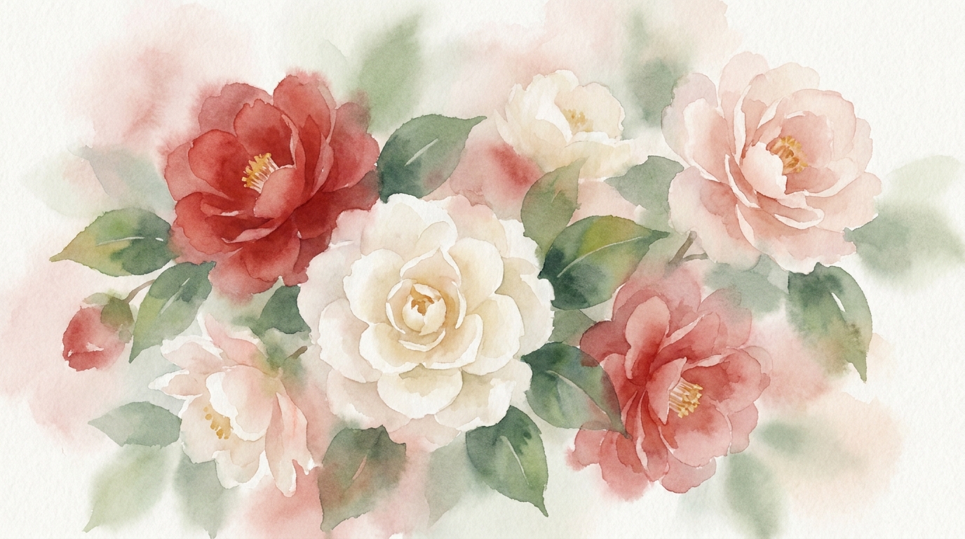 椿の花言葉は色で違う?赤・白・ピンク別の意味と贈る時の注意点をご紹介!