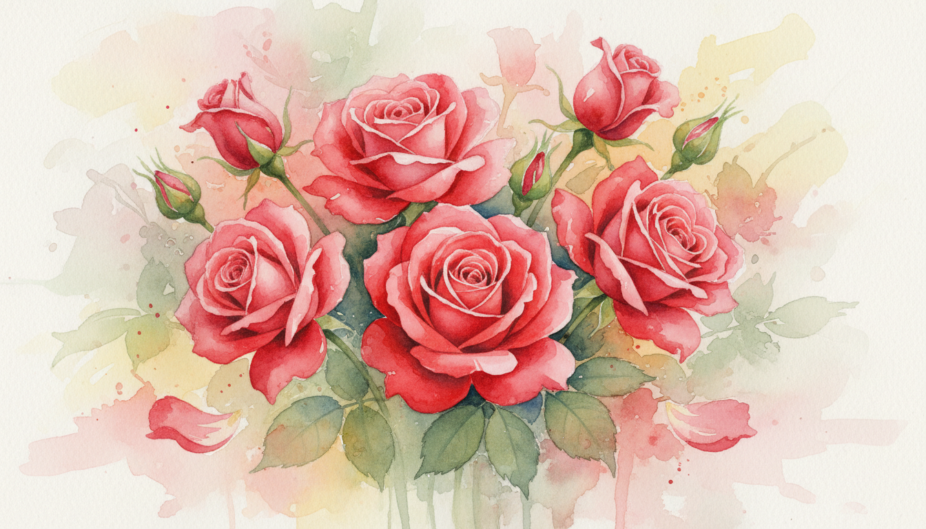 🌹 赤いバラの花言葉一覧