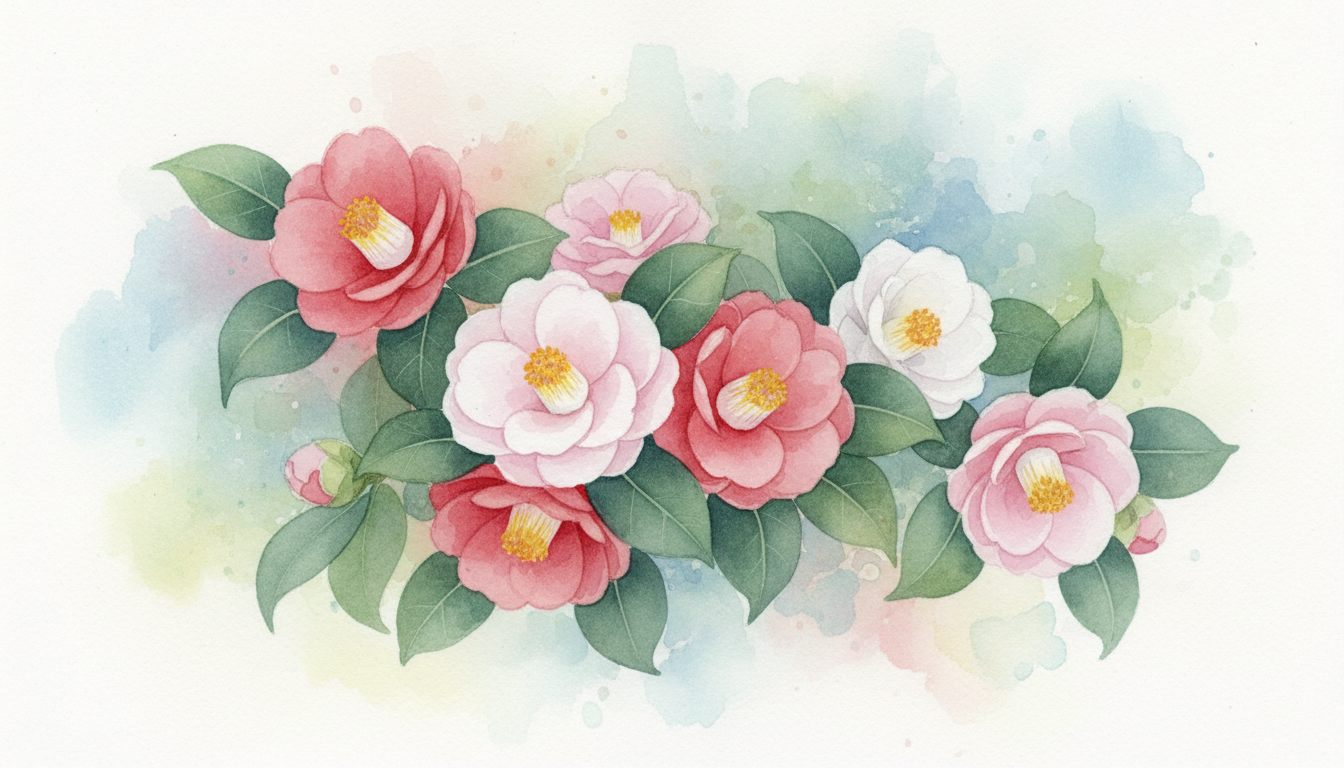 🌸 椿の色別の花言葉