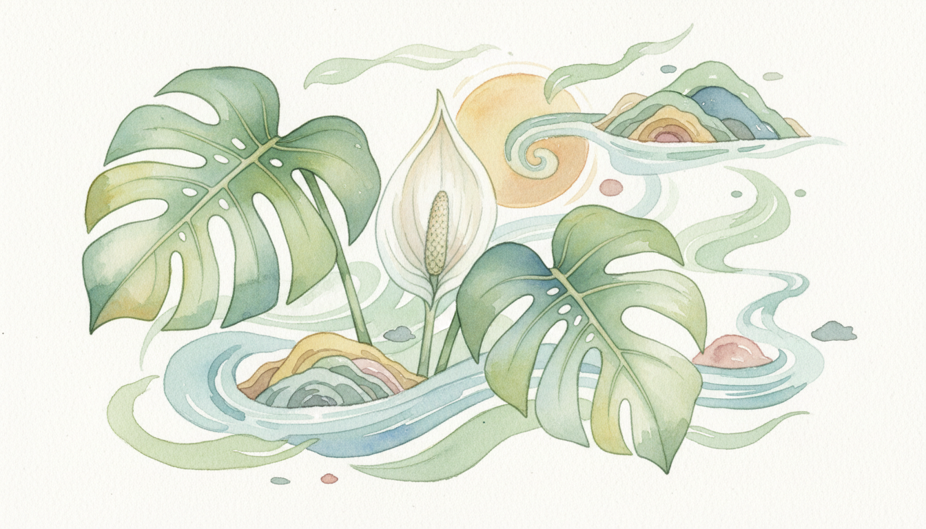 🌿 モンステラの花言葉一覧