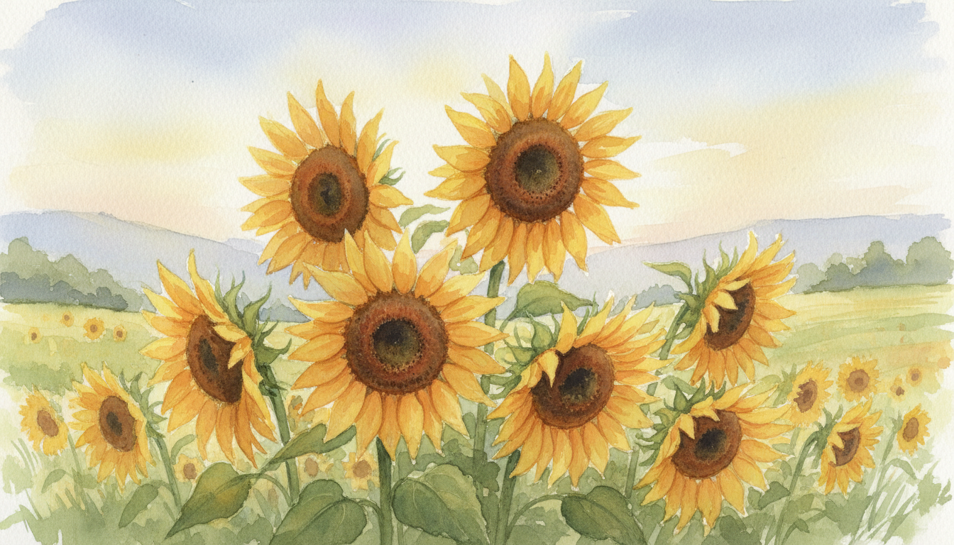 🌻 ひまわりの代表的な花言葉