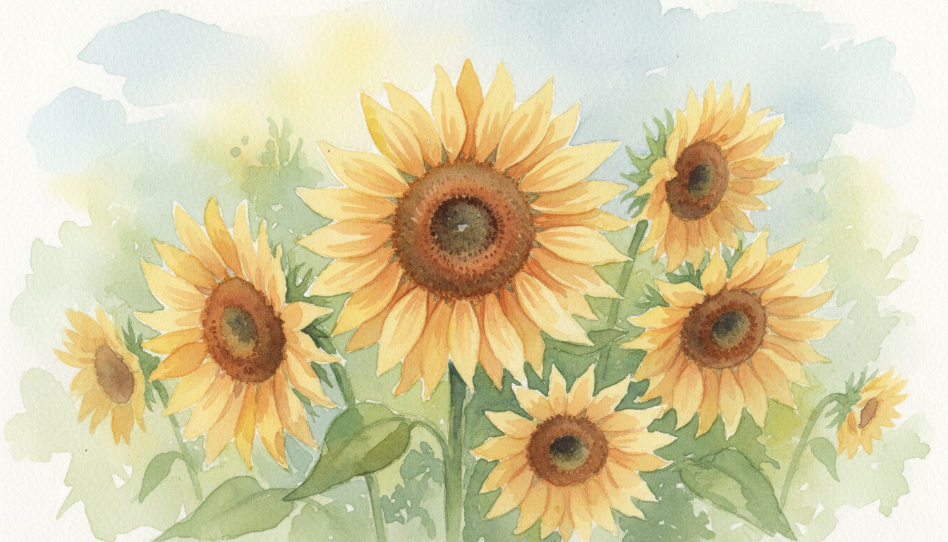 🌻 ひまわりの英語名と発音