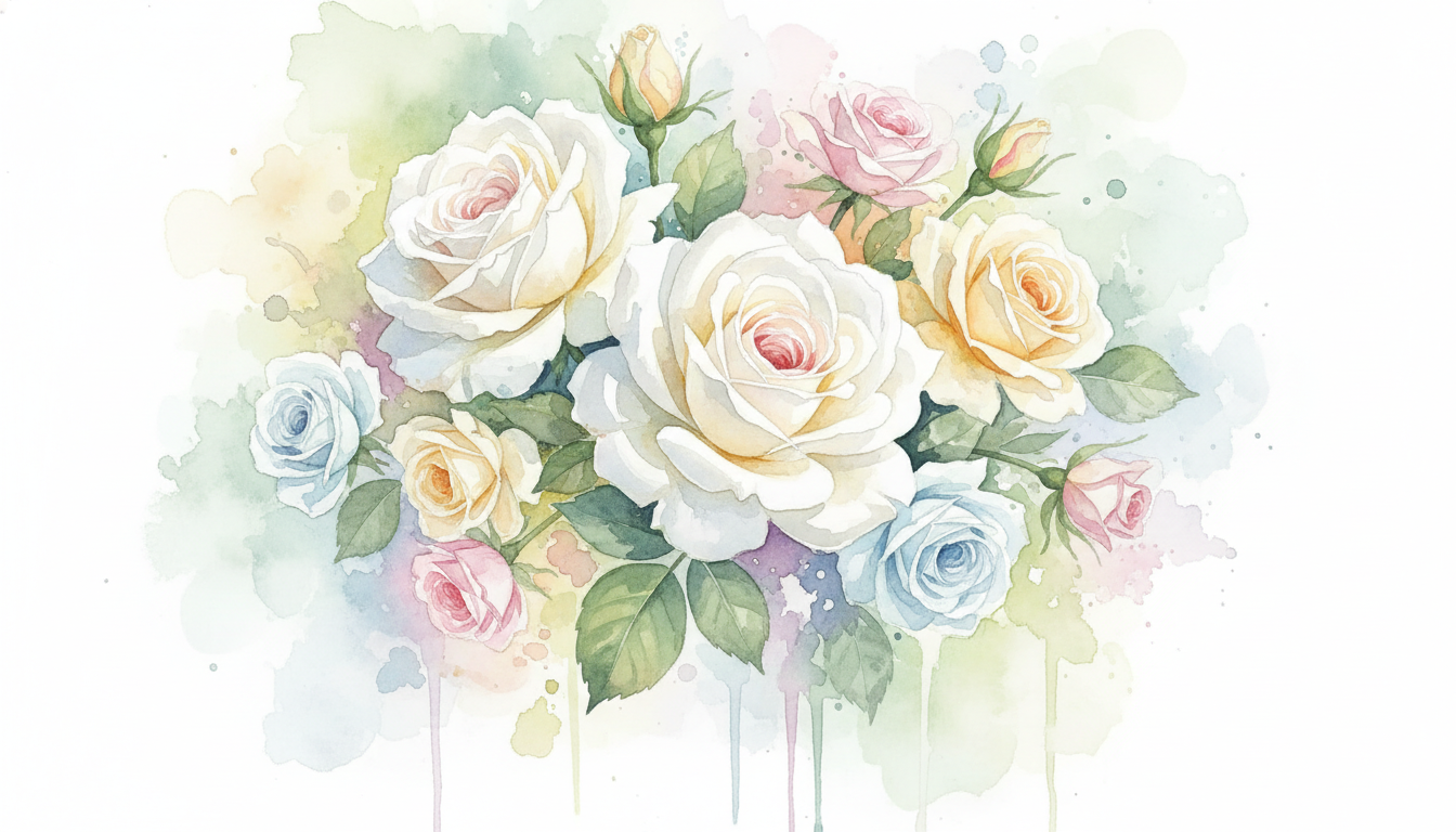 🌹 白いバラの花言葉一覧