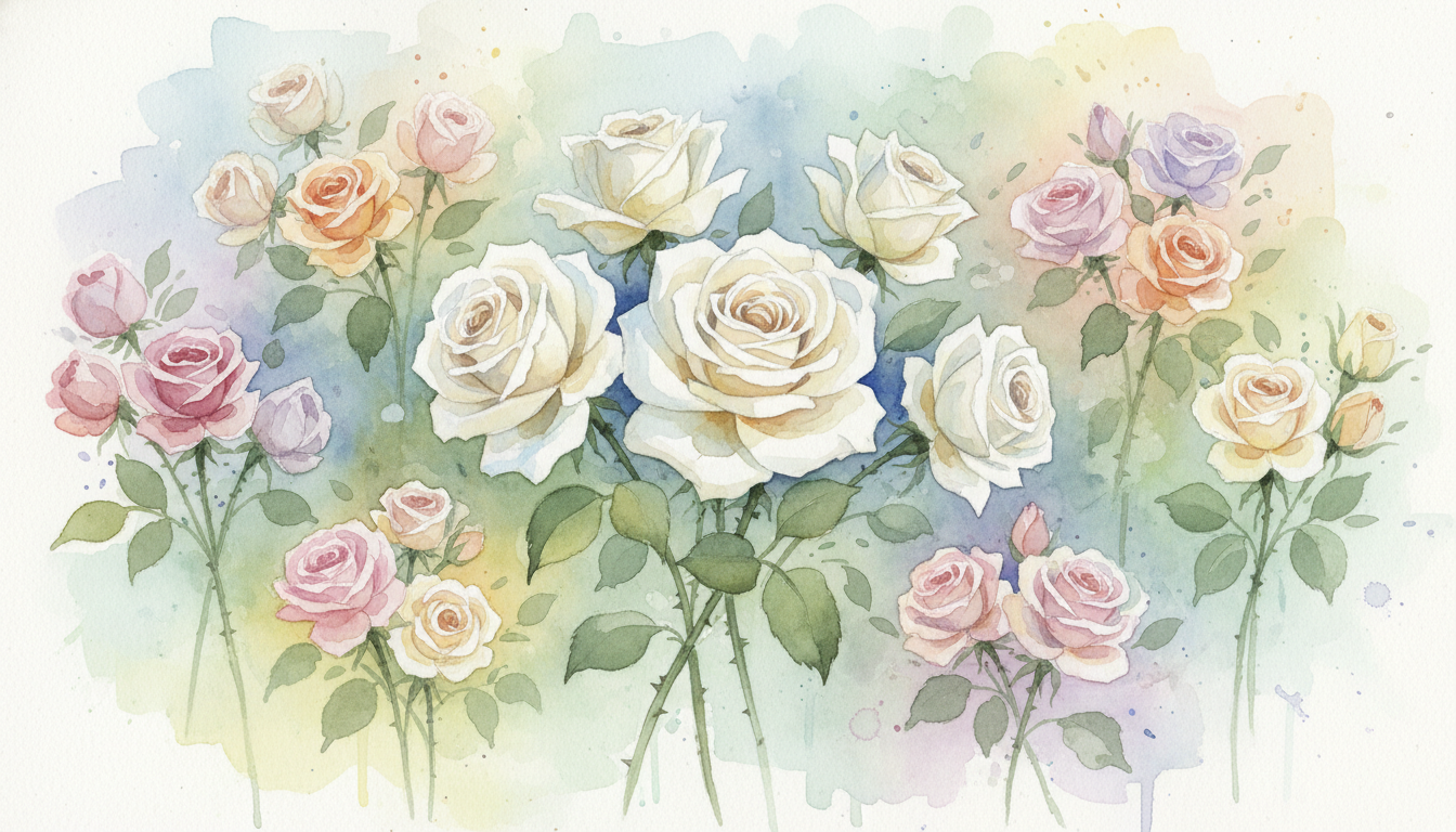 🌹 バラの色別花言葉