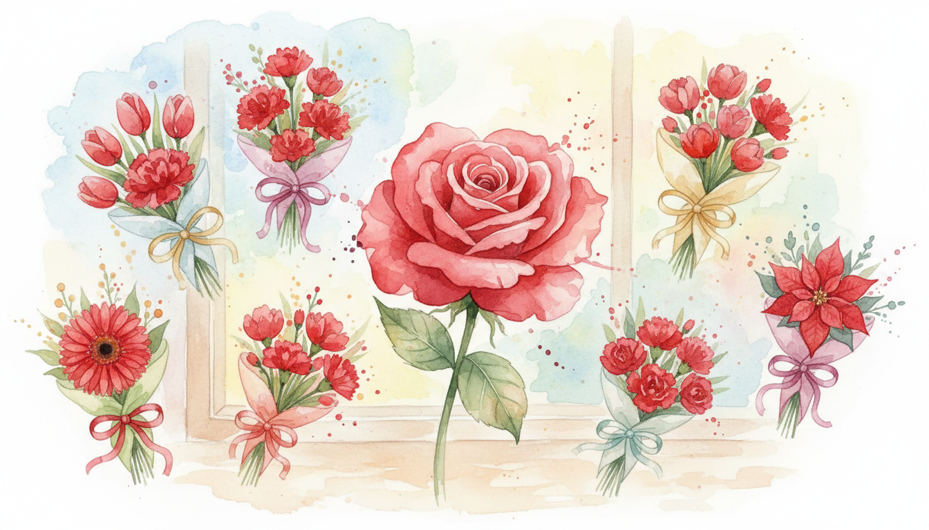 🌹 赤い花プレゼントの魅力と意味