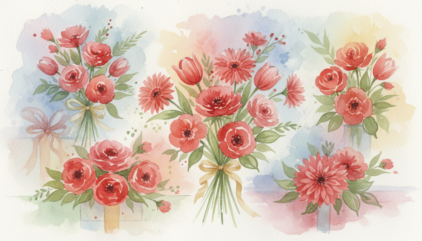 💐 シーン別おすすめの赤い花プレゼント