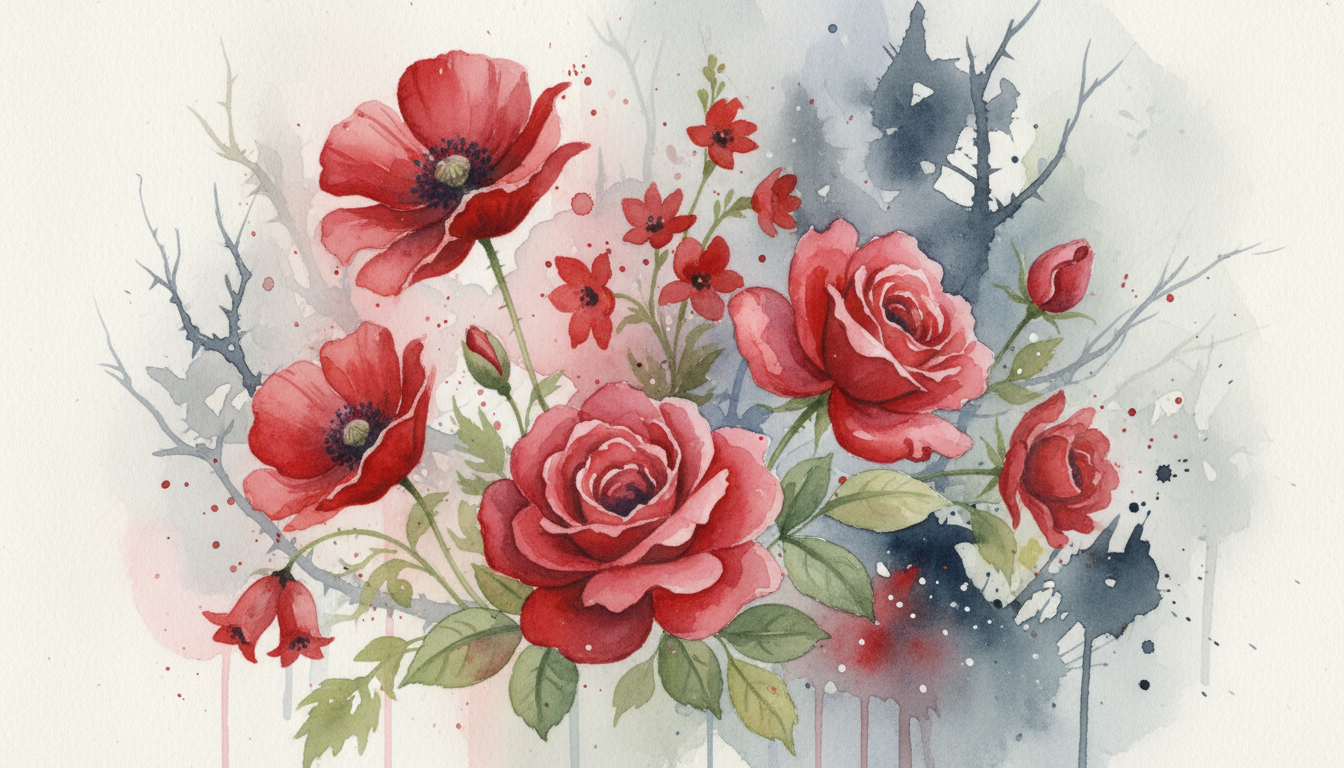 🥀 なぜ赤い花に怖い花言葉がついたのか?その由来を探る