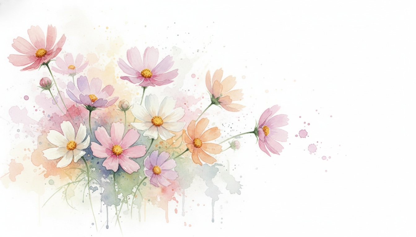 🌸 コスモスの英語の花言葉一覧