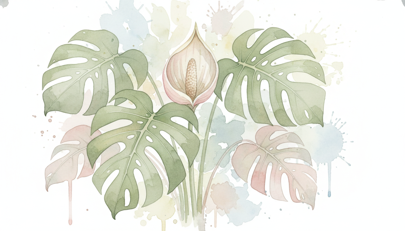 🌿 モンステラの花言葉一覧