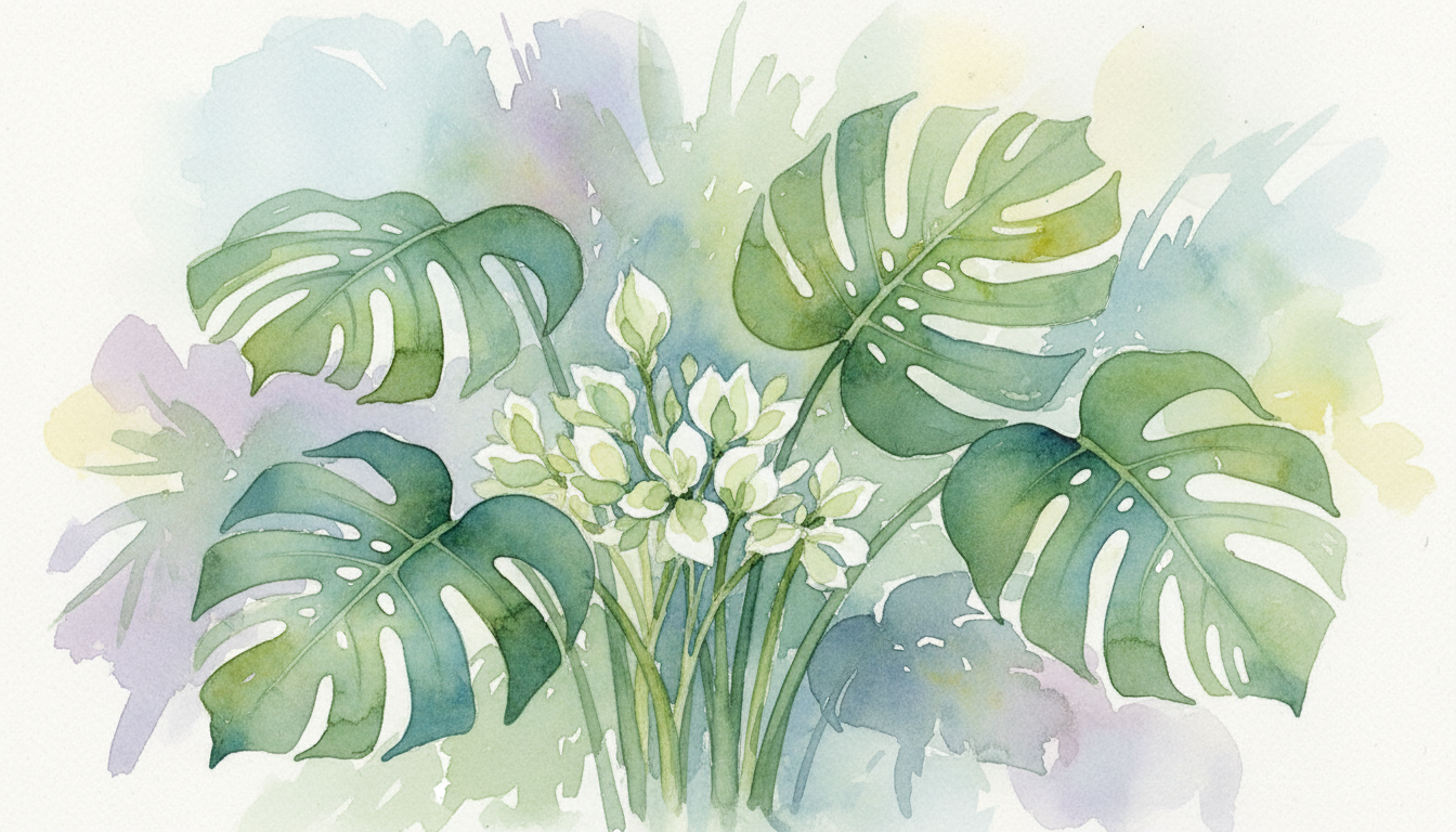🌿 モンステラの花言葉の由来と背景