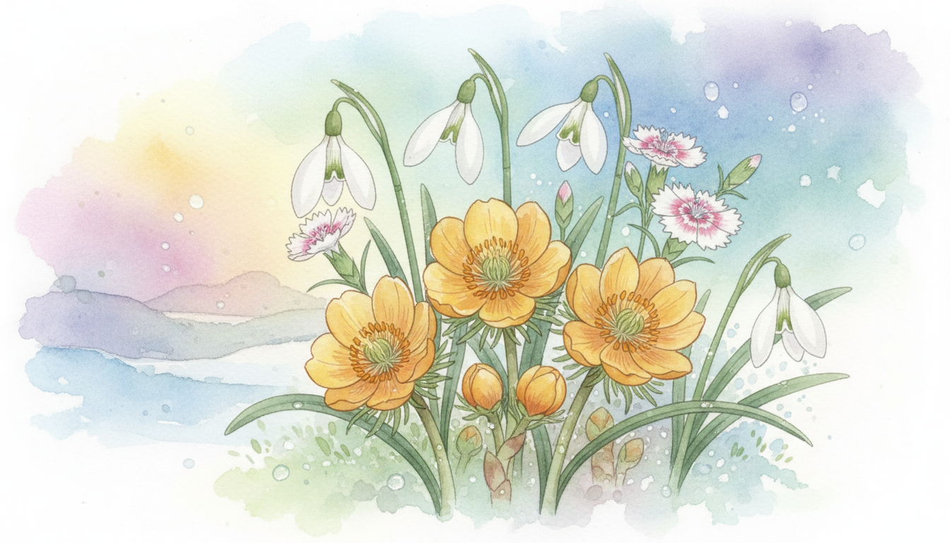 🌸 1月3日の誕生花と花言葉をご紹介