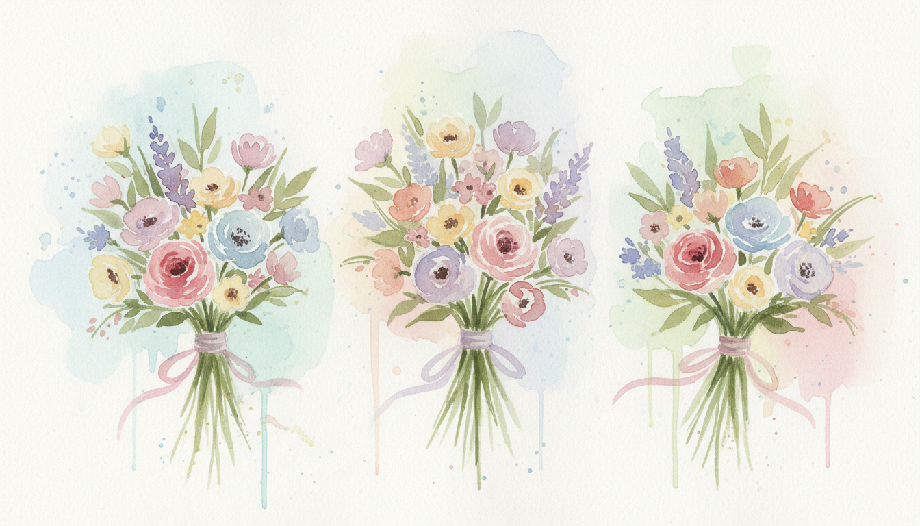 🌹 花束3本の意味は「愛しています」