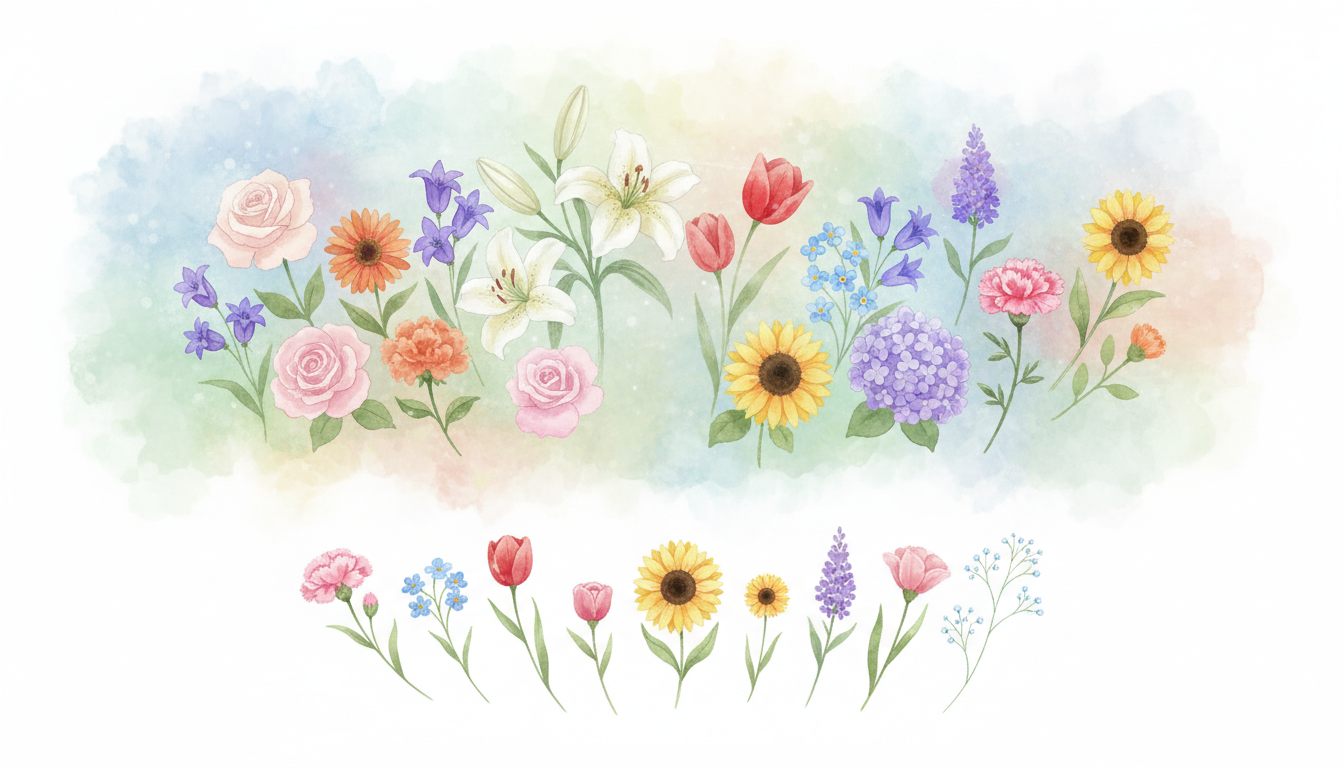 💐 告白に贈る花の本数の意味