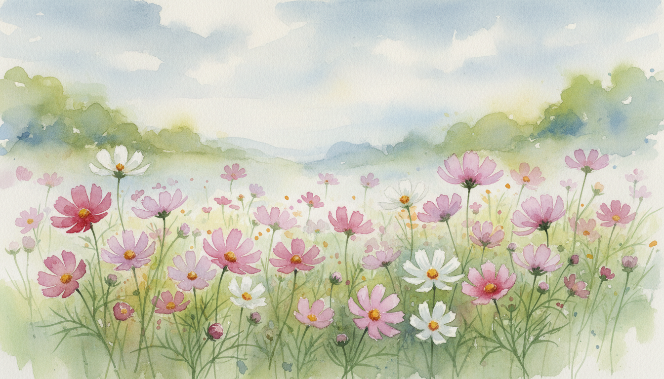 🌺 コスモスの色別の花言葉