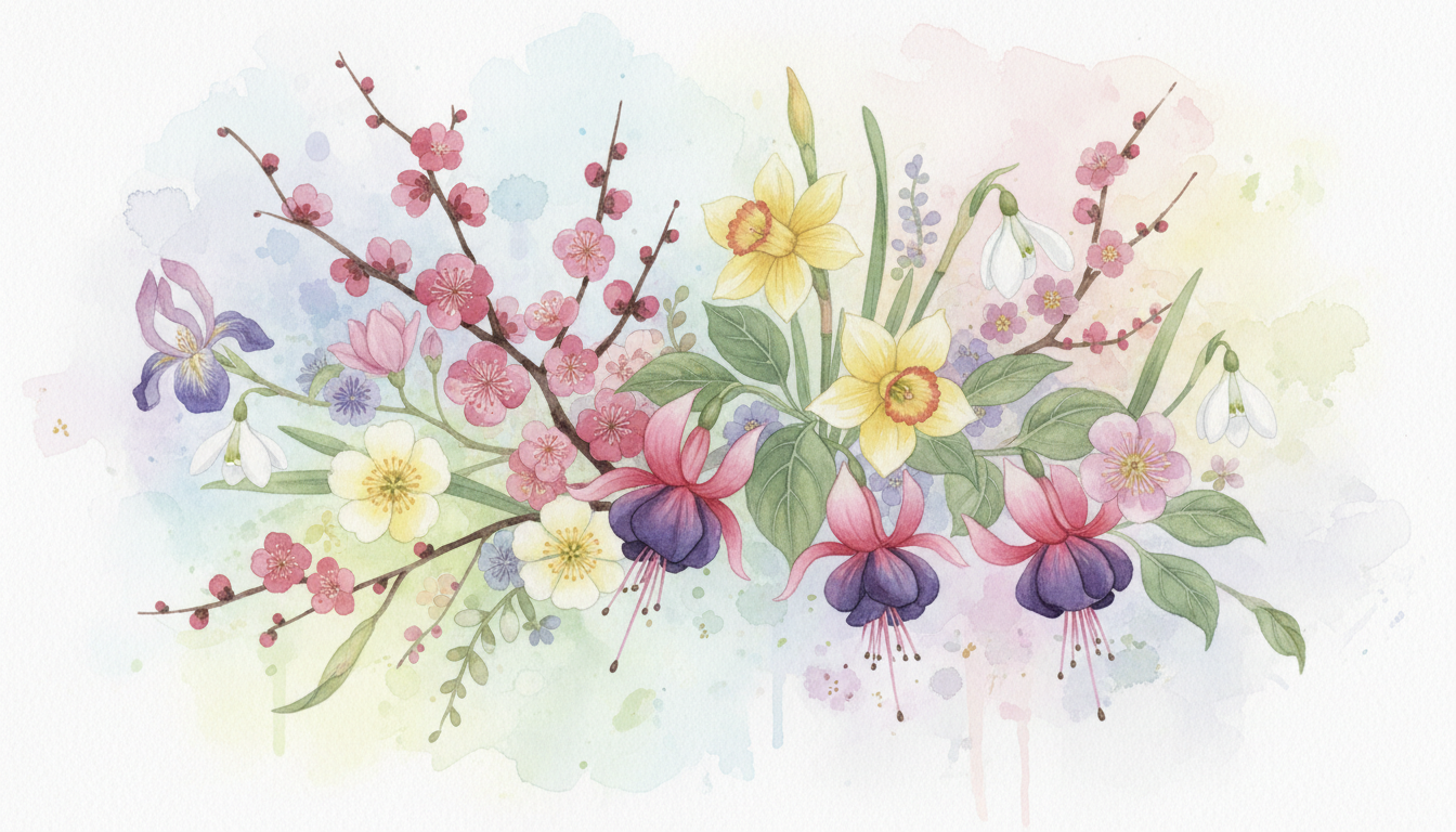 🌸 2月を代表する誕生花と花言葉
