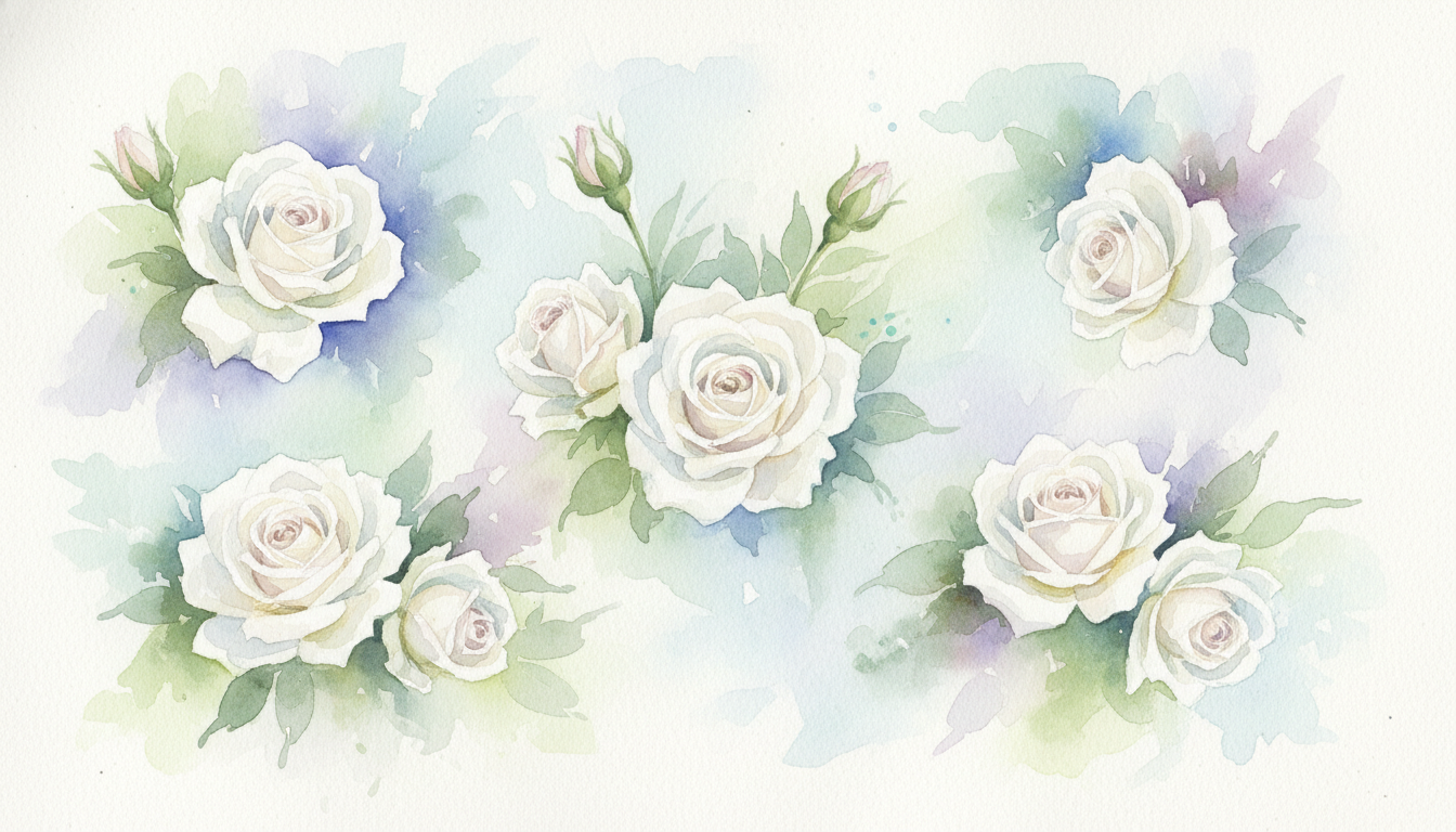 🌹 白いバラの花言葉一覧