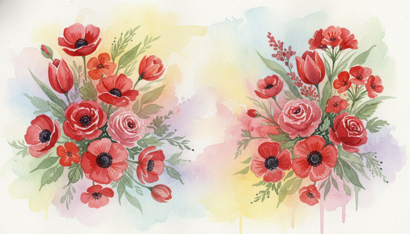 🌹 赤い花に共通する花言葉の意味