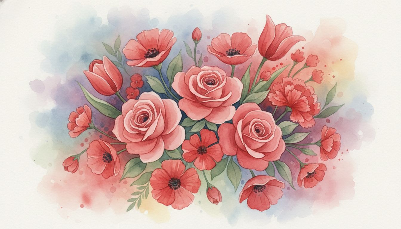 🌹 代表的な赤い花の花言葉一覧