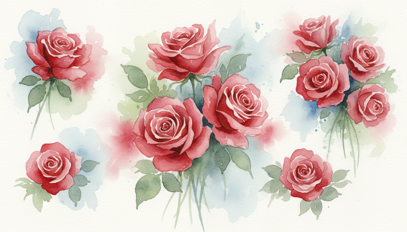 🌹 赤いバラの花言葉の由来と伝説